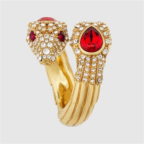 bague serpent gucci|gucci snake jewelry.